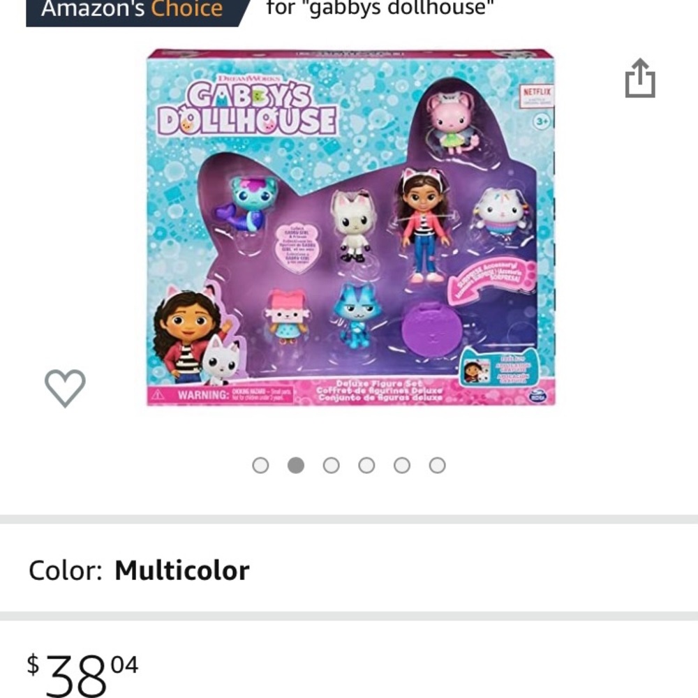 NWT Gabbys Dollhouse Set